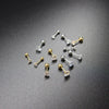 Stainless Steel 16G Cartilage Stud Earrings with 3 mm to 6 mm Stone Options - Image 5