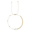 Simple Thin Bracelet Shell A-Z Initial Letter Charm Bracelets Jewelry for Women Gold Color Miyuki Beads - Image 11