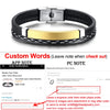 Multi Layer Leather Bracelets for Men Women Customizable Engraving Stainless Steel Personalized Bangle,Fathers Day Dad Gift - Image 12