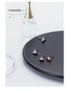 Modian Exquisite Windmill Zircon Silver Stud Earrings for Girl Rose Gold Color Studs 925 Sterling Silver Women Gifts Accessories
