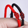 Tibetan Buddhist Love Charm Tibetan Thread Bracelets Bangles For Couples Concentric Knotted Budda Rope Bracelet - Image 4