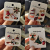 3pcs/set Christmas Gift For Women Men Brooches Enamel Pins Santa Claus Bell Elk Snowflake Xmas Tree Brooch Year Pin - Image 1