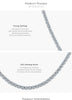 Modian Classic Luxury Full Clear CZ Necklace Solid 925 Sterling Silver Sparkling Choker Necklaces For Women Statement Jewelry