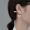 Round Cubic Zirconia Stud Earrings with Simple Bead Setting - Image 13