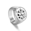 Lilith Seal Kabbalah Amulet Men Ring Night and Moon Demon Goddess Solomon Magic Golden Stainless Steel Rings Jewelry - Image 10
