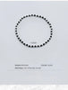 Modian Black Crystal or Ball Strand Bracelet for Women 925 Sterling Silver Simple Bracelet Fine Jewelry Gift 2020 New