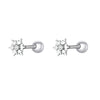 Brilliant Star Butterfly and Snowflake Stud Earrings in Multiple Designs - Image 11