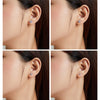 Three-Pair Cubic Zirconia Stud Earring Set in Multiple Metal-Tone Options - Image 13