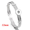 Snaps Jewelry Stainless Steel Snap Button Bracelet Cuff Bangle for Women Men Fit 12mm 18mm Snap Buttons Interchangeable Jewelry - Image 28