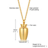 Urn Necklace Pendant for Ashes Cremation Jewelry - Image 5