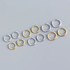 Stainless Steel 1 Pair Minimalist Huggie Hoop Earrings For Women Gold Color Tiny Round Circle 6/8/10mm Punk Unisex Rock Earring - Image 5