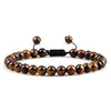 Braided Stone Bead Bracelet with Multiple Bead Sizes - Image 12