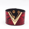 Europe Crack Leather Bracelet For Women All-Match V Word Wide Punk Style Soft Jewellery Cool - Image 10