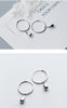 Modian Simple Water Drops Earrings for Women Genuine 925 Sterling Silver Geometric Dangle Earring Fine Jewelry Bijoux