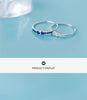 Modian Exquisite Wedding Engagement Ring for Women Real 925 Sterling Silver 2 Different Color Zircon Ring Fine Jewelry 2020 New