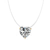 Cubic Zirconia Pendant Necklace Women Invisible Transparent Fishing Line Choker Oval Heart Star Geometric Necklaces - Image 25