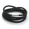 Unisex Multilayer Interlaced Faux Leather Cuff Bangle Wristband Bracelet Jewelry - Image 8