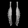 Silver Color Crystal Long Wedding Drop Earrings for Women Rhinestones Tassels Dangle Earrings Brides Gifts Party Jewelry - Image 21