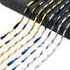 2.5/3mm Wide Stainless Steel Bamboo Necklace for Women Men Bar Link Chain on Neck Collarbone Jewelry Accessories - Image 1