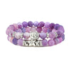 2Pcs/Set Wooden Beaded Buddha Bracelet Stone Bracelets for Men Women Buddhist Meditation Rosary Jewelry Gift - Image 7