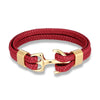 Navy Style Men Anchor Bracelet Woven Multilayer Leather Bracelets For Women Black Stainless Steel Sport Buckle - Image 18