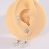 Surgical Steel Labret Stud with Cubic Zirconia Top for Lip Cartilage Helix and Conch 16G - Image 20