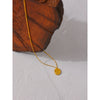 Stainless Steel Round Pendant Necklace Statement Metal Collar Charm Jewelry цепочка на шею женская ожерелье - Image 4