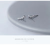 Modian New Charm Starry Stars Clear CZ Stud Earrings for Women Wedding 925 Sterling Silver Statement Jewelry Brincos