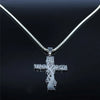 Stainless Steel Tree of Life Cross Pendant Necklace Silver Color Men Women Aesthetic Necklace Jewelry Arbol De La Vida N3018S02 - Image 4