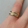 Micro Pave Cubic Zirconia Band Ring in Gold-Tone Silver-Tone and Rose Gold-Tone - Image 3