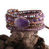 Multi-Strand Beaded Wrap Bracelet in Mixed Colors - Image 23