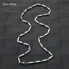 2.5/3mm Wide Stainless Steel Bamboo Necklace for Women Men Bar Link Chain on Neck Collarbone Jewelry Accessories - Image 9