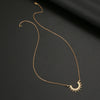 Stainless Steel Jewelry Geometric Pendant Necklace For Women Half Circle Spiked Collar Choker Chain Necklaces Gifts - Image 5