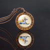 Ancient Egyptian Necklace Ankh Glass Dome Wooden Pendant Rope Chian Necklaces Egypt Cross Anubis Scarab Isis Goddess Jewelry - Image 14