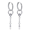 Punk Stainless Steel Chain Hoop Earrings For Women Men Goth Pop Hip Hop Pendants Ear Jewelry Accessories Earring - Image 31