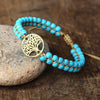 4mm Beads Handmade Bracelet Tree of Life Charm Bracelets African Japser String Braided Bracelets Yoga Friendship Lover Bracelet - Image 16