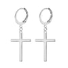 1 Pair Stainless Steel Stud Earrings for Men/Women Cross Pendant Long Tassel Unisex Hoop Earrings Punk Gothic Metal Jewelry - Image 37