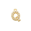 7x8mm Brass Cubic Zirconia Crystal 26 Letter Charms Pendants for Women Necklace Earring Jewelry Accessories Model - Image 28