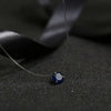 Sumeng Personality Square Imitation Pearl Crystal Zircon Necklace Invisible Transparent Fishing Line Necklace Women - Image 19