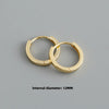 Minimalist Circle Hoop Earrings in 8 mm to 14 mm Sizes - Image 18