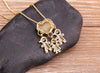 Family Pendant Necklace with Child Figure Combinations and Stone Accents - Image 22