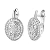 Classic Silver Oval Zircon Spinel Engagement Stud Earrings for Women Fien Jewelry - Image 7