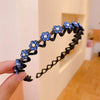 Non-Slip Rhinestone Hairbands Elastic Flower Pearl Women Hair Hoop Bands Headband Bezel Girls Hair Accessories Headdress - Image 12