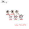 1pc 16G Star Zircon Stainless steel Lip Labret Rings Prong Setting Ear Tragus Cartilage Earrings Piercing Body Jewelry - Image 7