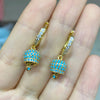 Hecheng,1 pair,Small Bell Eariings,Bell shaped Jewelry,for Women Jingle Bell Earrings,Rhinestone Gifts - Image 7