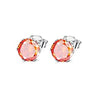Simple Round Cubic Zirconia Stud Earrings for Women 12 Colors Available Daily Wear Versatile Jewelry - Image 6