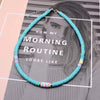 4/6/8mm 20 Colors Polymer Clay Necklace Soft Pottery Choker Necklace Colorful Surfer Beads Collar Handmade Jewelry Gifts - Image 22