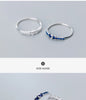 Modian Exquisite Wedding Engagement Ring for Women Real 925 Sterling Silver 2 Different Color Zircon Ring Fine Jewelry 2020 New