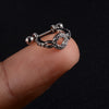 Stainless Steel Cartilage Cuff Earring with 0.8 mm Gauge and 8 mm Shaft - Image 38