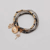 Three Set Bracelets For Women Black Glass Bead Gift Snake Evil Eye Charms Design Elastic Jewelry Party Accessories - Image 7
